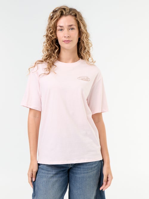 Oversized T-shirt met tekst - Kiabi Oversized T-shirt met tekst - Kiabi