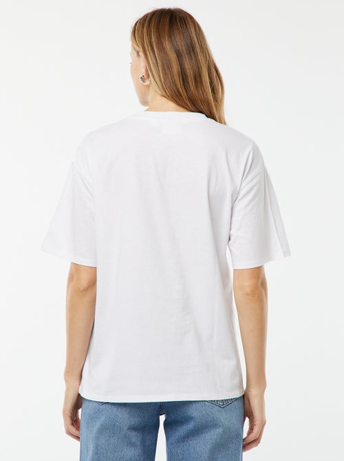 Oversized T-shirt met 'The Rolling Stones'-print - Kiabi