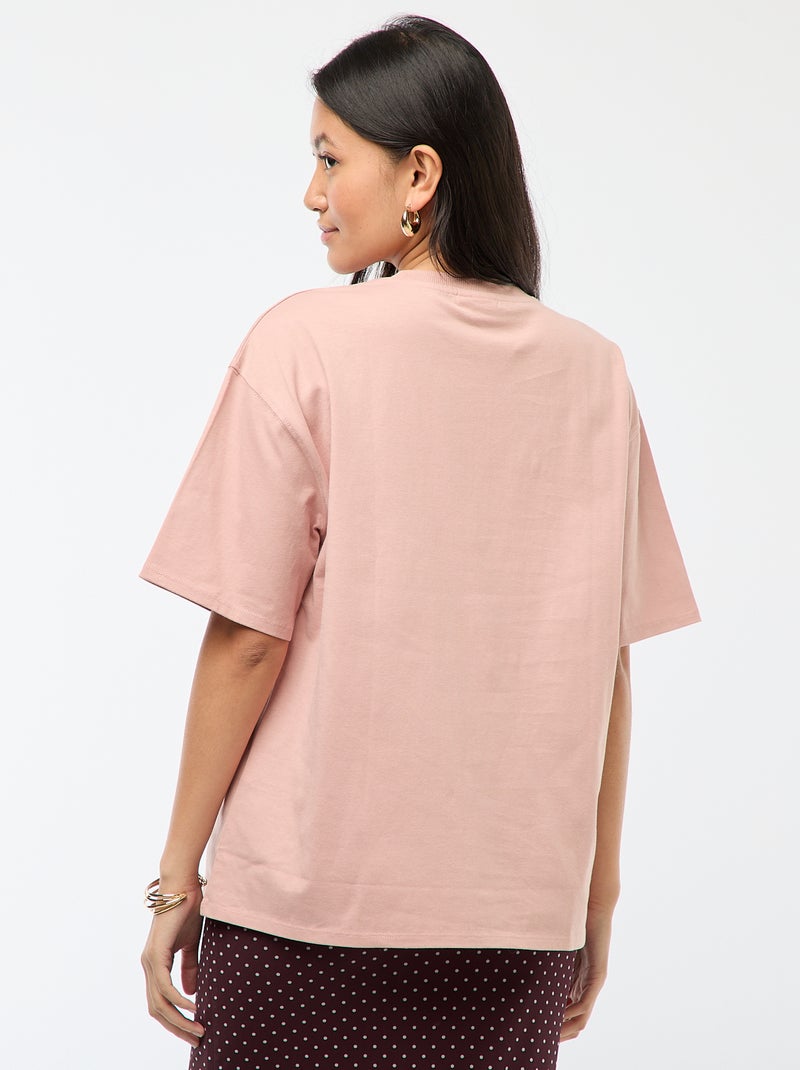 Oversized T-shirt 'Mickey' Rood - Kiabi