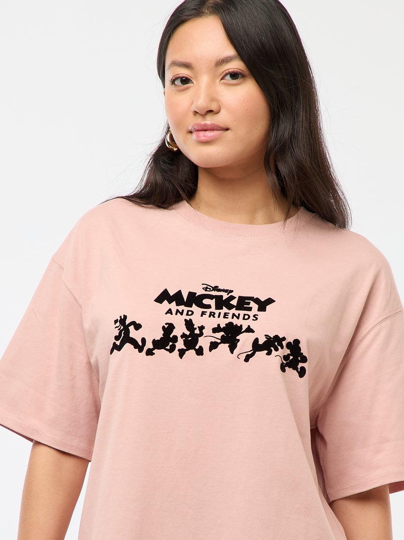 Oversized T-shirt 'Mickey' Rood - Kiabi