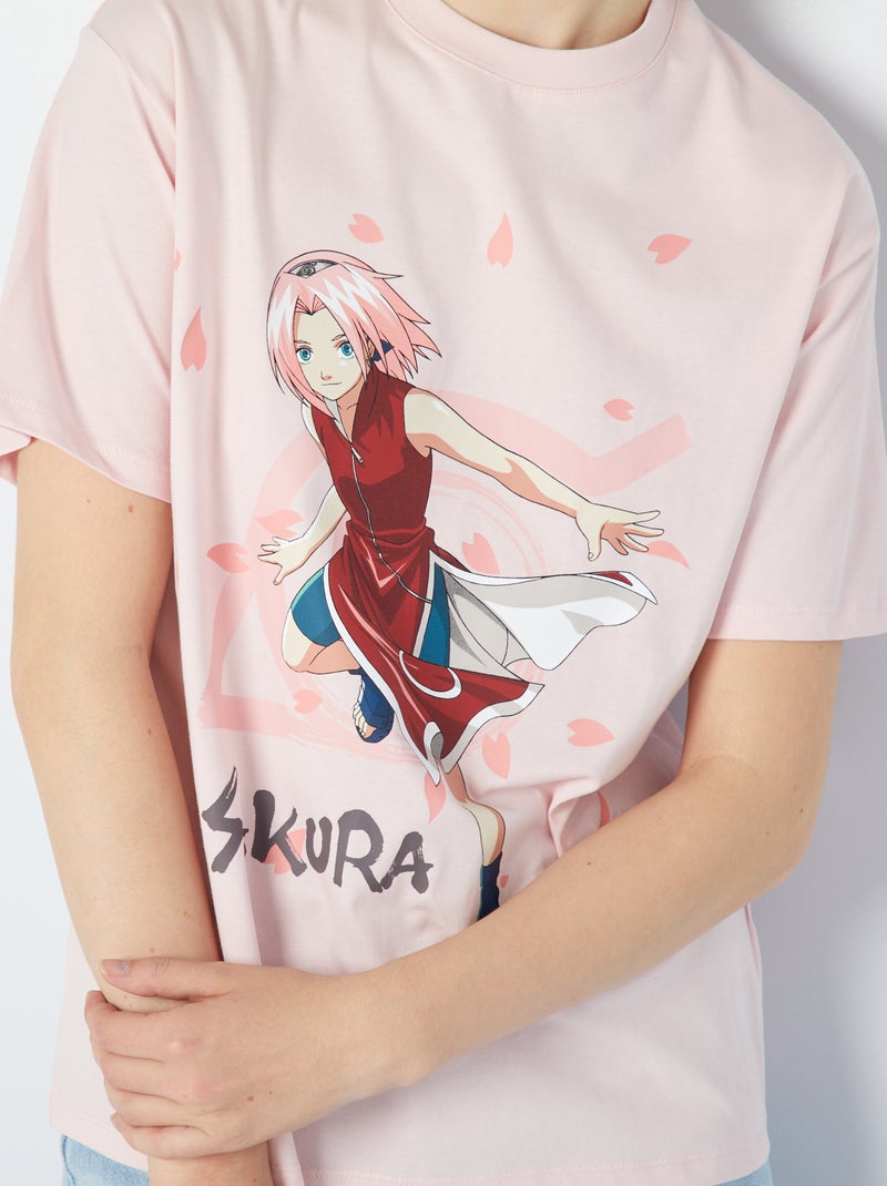 Oversized T-shirt 'Naruto' ROSE - Kiabi
