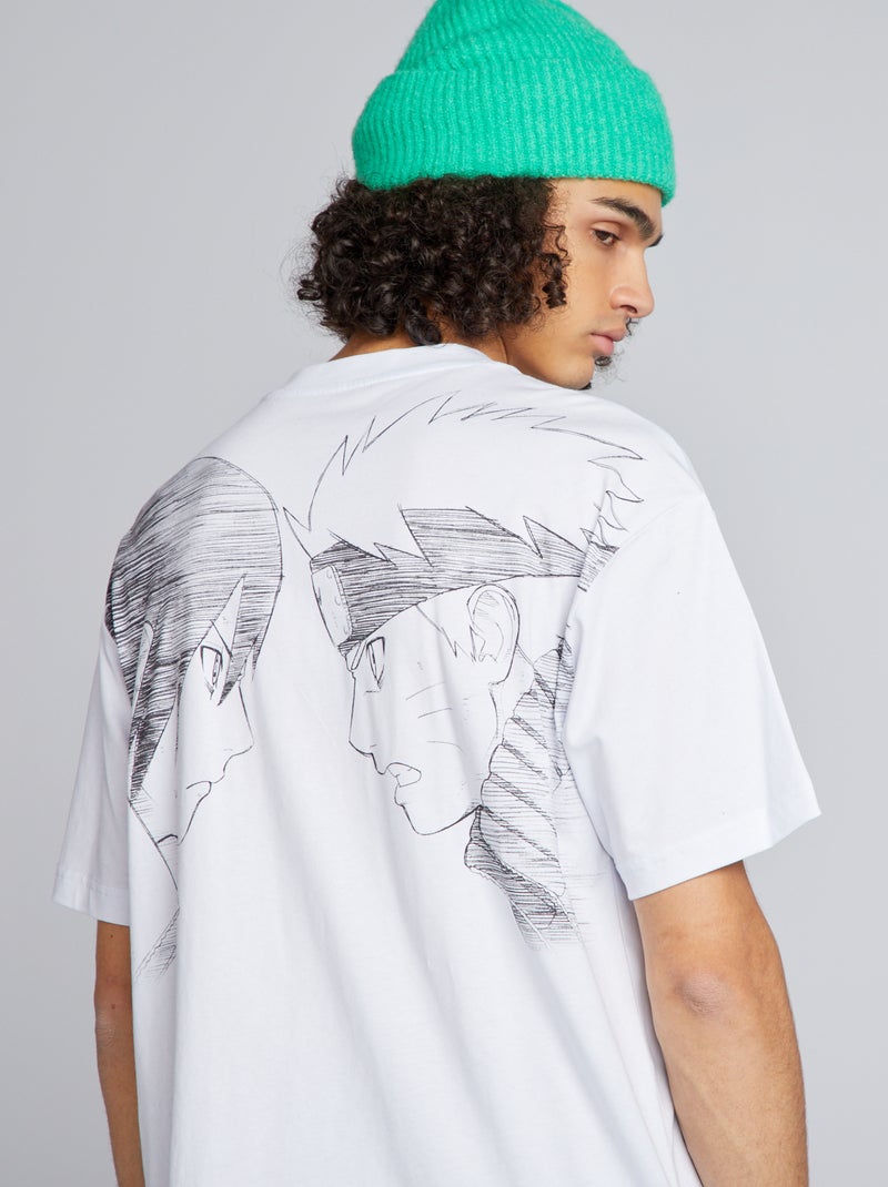 Oversized T-shirt 'Naruto' WIT - Kiabi