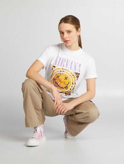 Oversized T-shirt 'Nirvana' - Kiabi