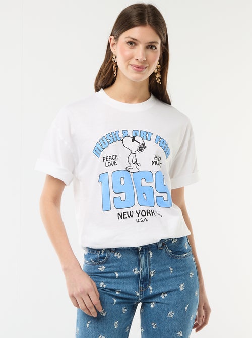 Oversized T-shirt 'Snoopy' - Kiabi