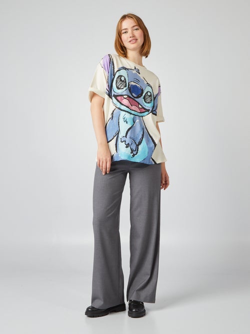 Oversized T-shirt 'Stitch' - Kiabi