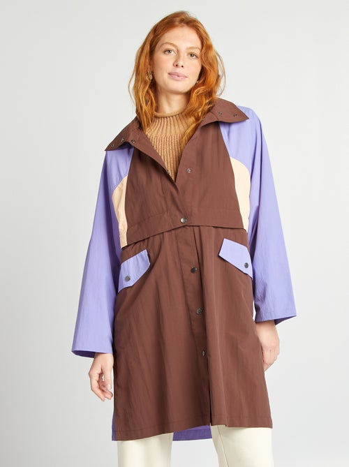 Oversized trenchcoat met 2-in-1-effect - Kiabi