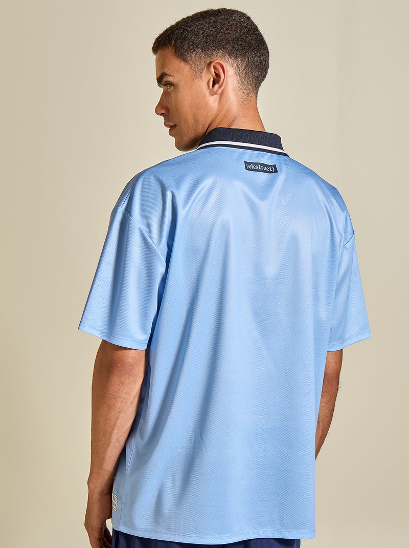 Oversized voetbal T-shirt - (ekstract) Blauw - Kiabi