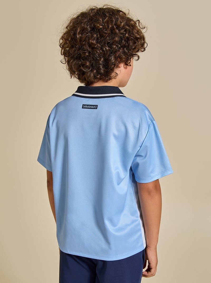 Oversized voetbal-T-shirt - (ekstract) Blauw - Kiabi