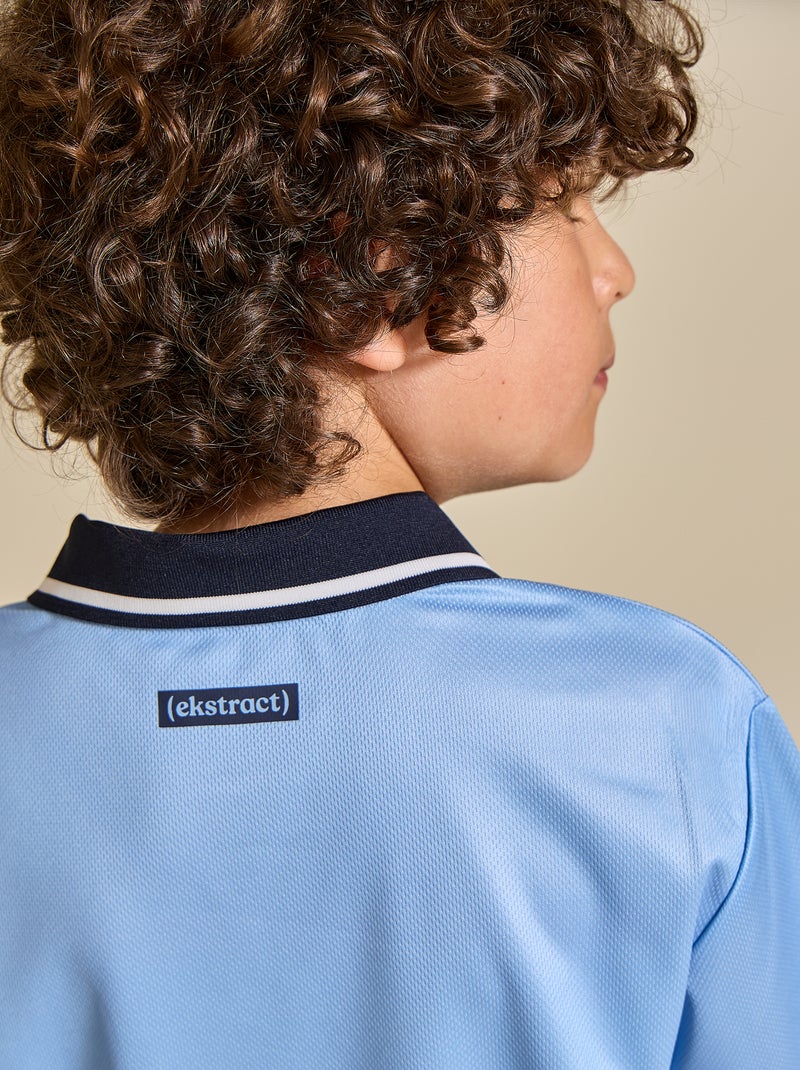 Oversized voetbal-T-shirt - (ekstract) Blauw - Kiabi
