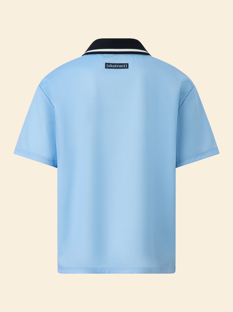 Oversized voetbal-T-shirt - (ekstract) Blauw - Kiabi