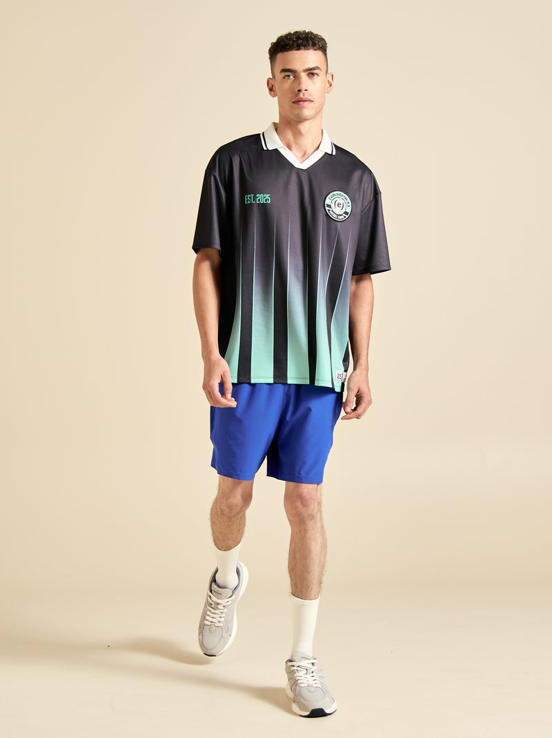 Oversized voetbal T-shirt - (ekstract) Zwart - Kiabi