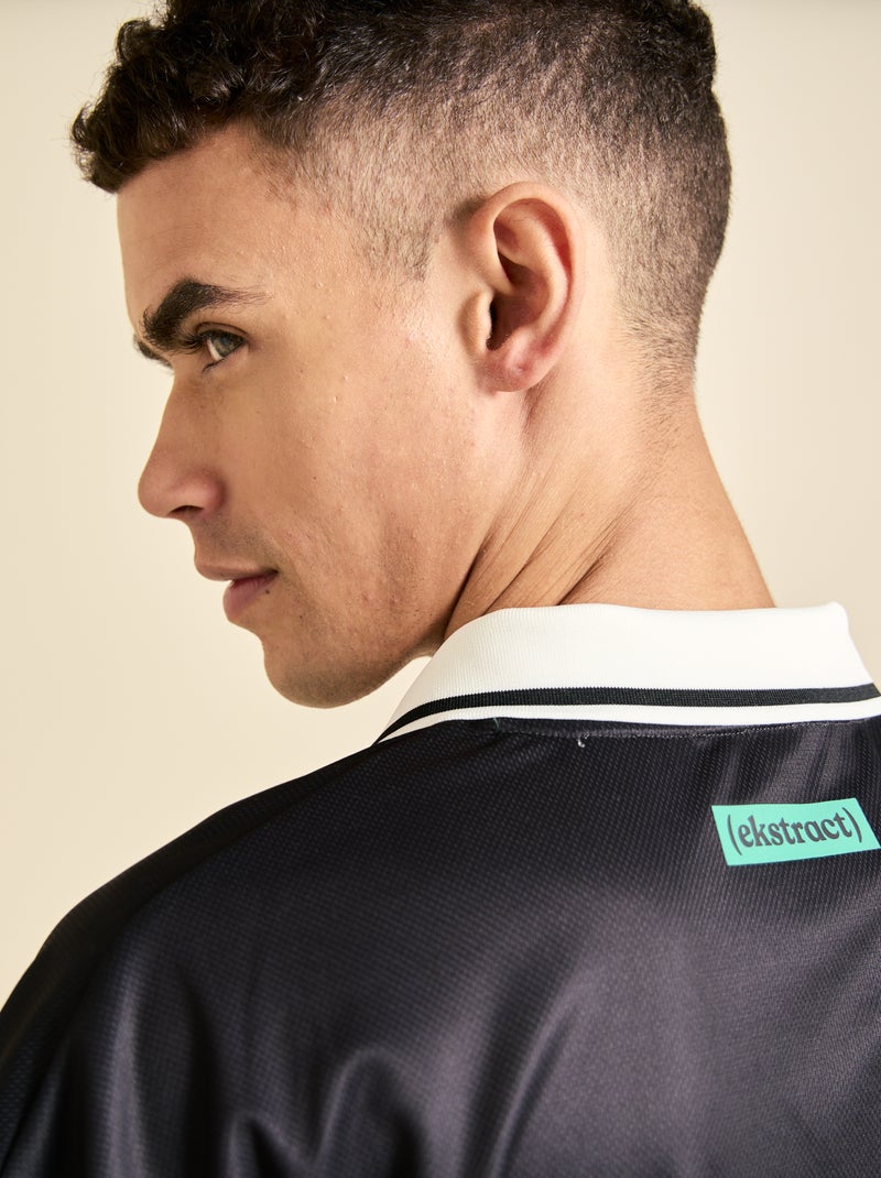Oversized voetbal T-shirt - (ekstract) Zwart - Kiabi