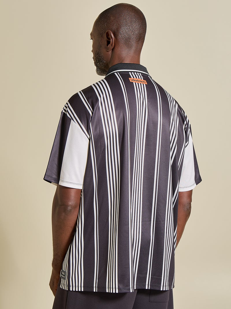 Oversized voetbal T-shirt - (ekstract) Zwart - Kiabi