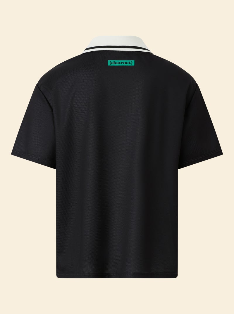 Oversized voetbal-T-shirt - (ekstract) Zwart - Kiabi