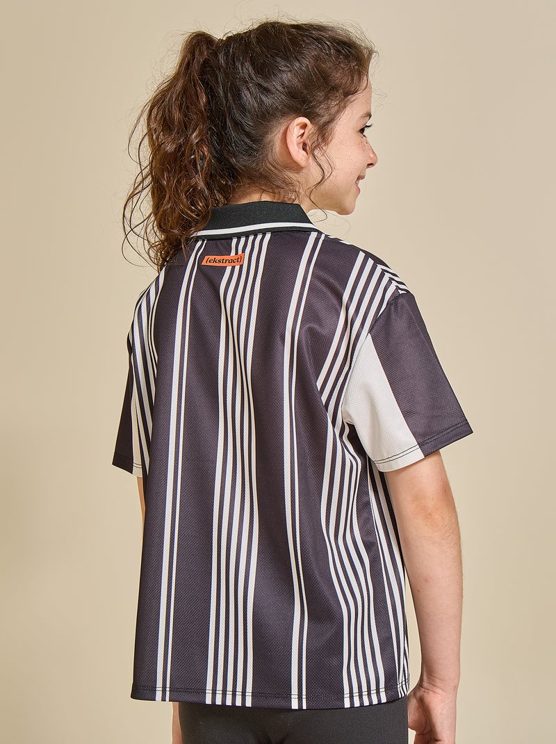 Oversized voetbal T-shirt - (ekstract) Zwart - Kiabi