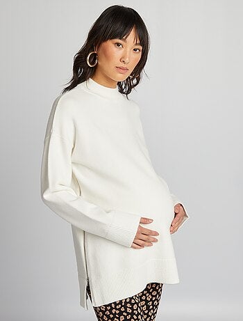 Oversized zwangerschapstrui met matrozenstrepen - Kiabi