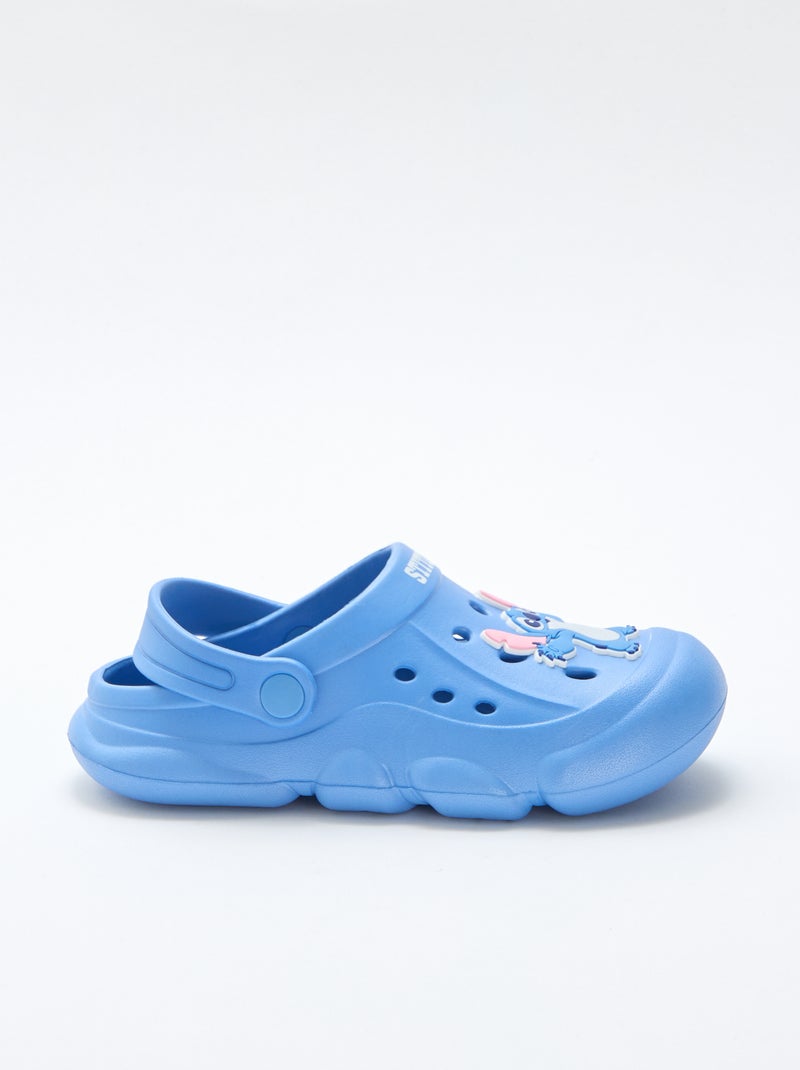 Paar 'Disney' 'Stitch' muiltjes, effen Blauw - Kiabi