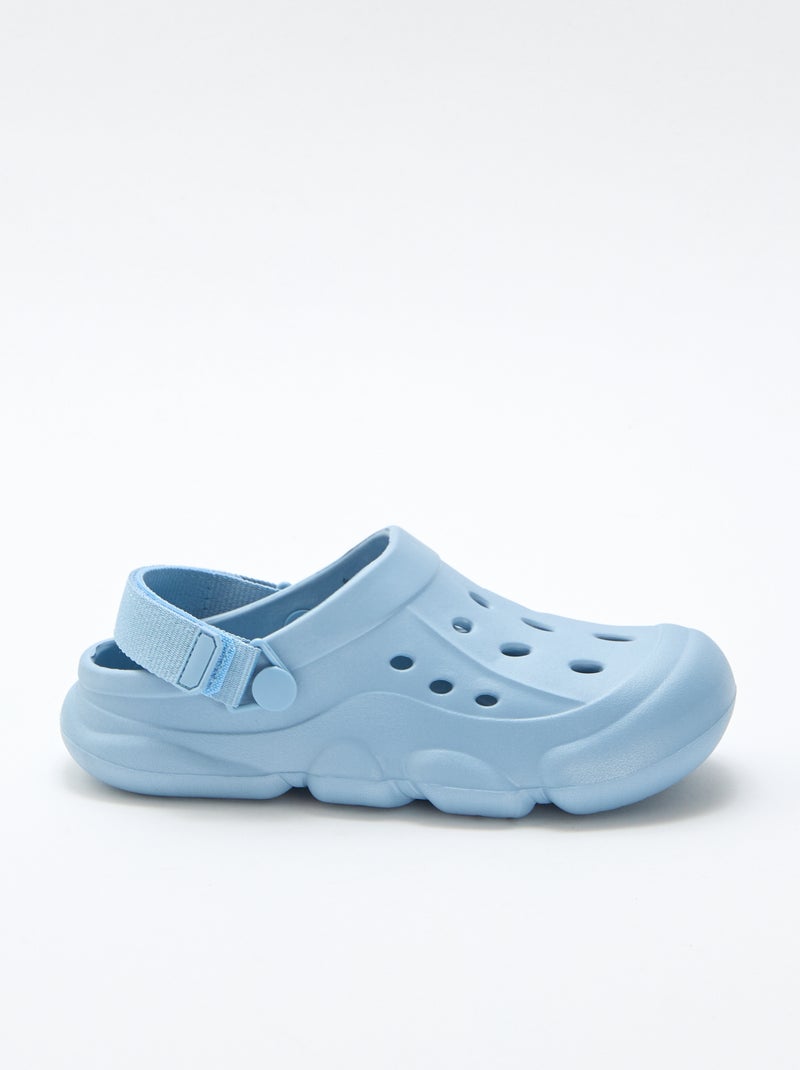 Paar gesloten strandmuiltjes Blauw - Kiabi