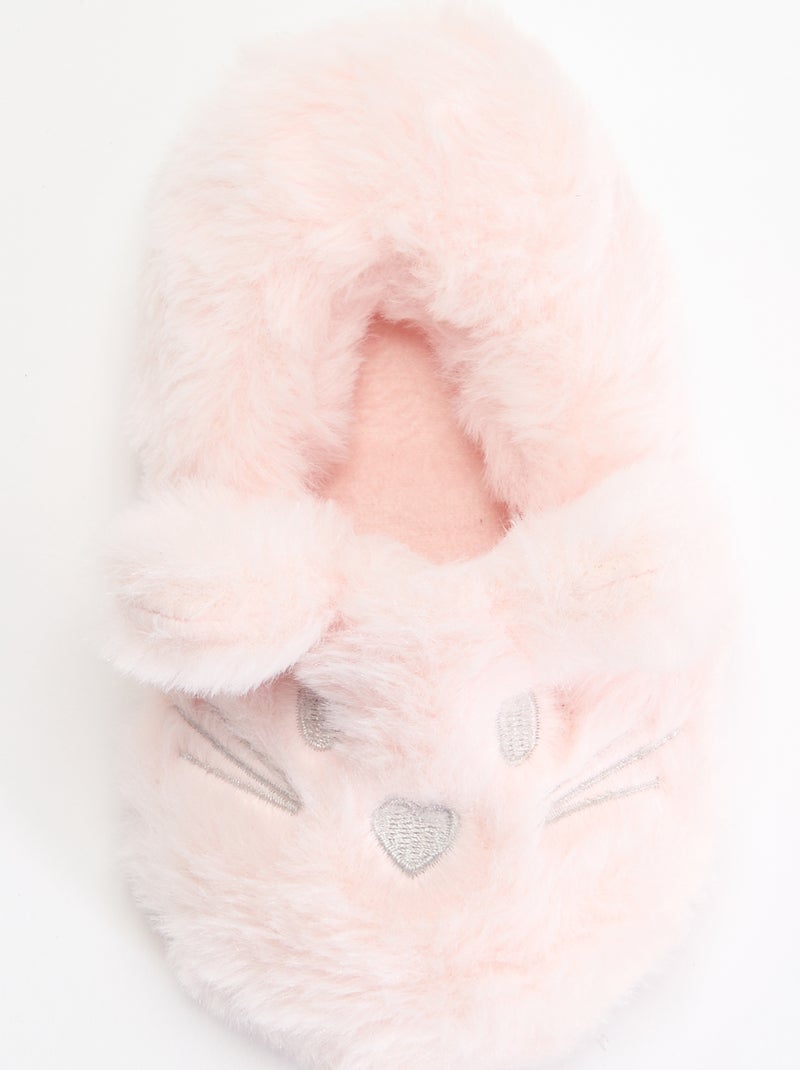 Paar pantoffels 'Muis' Rose - Kiabi