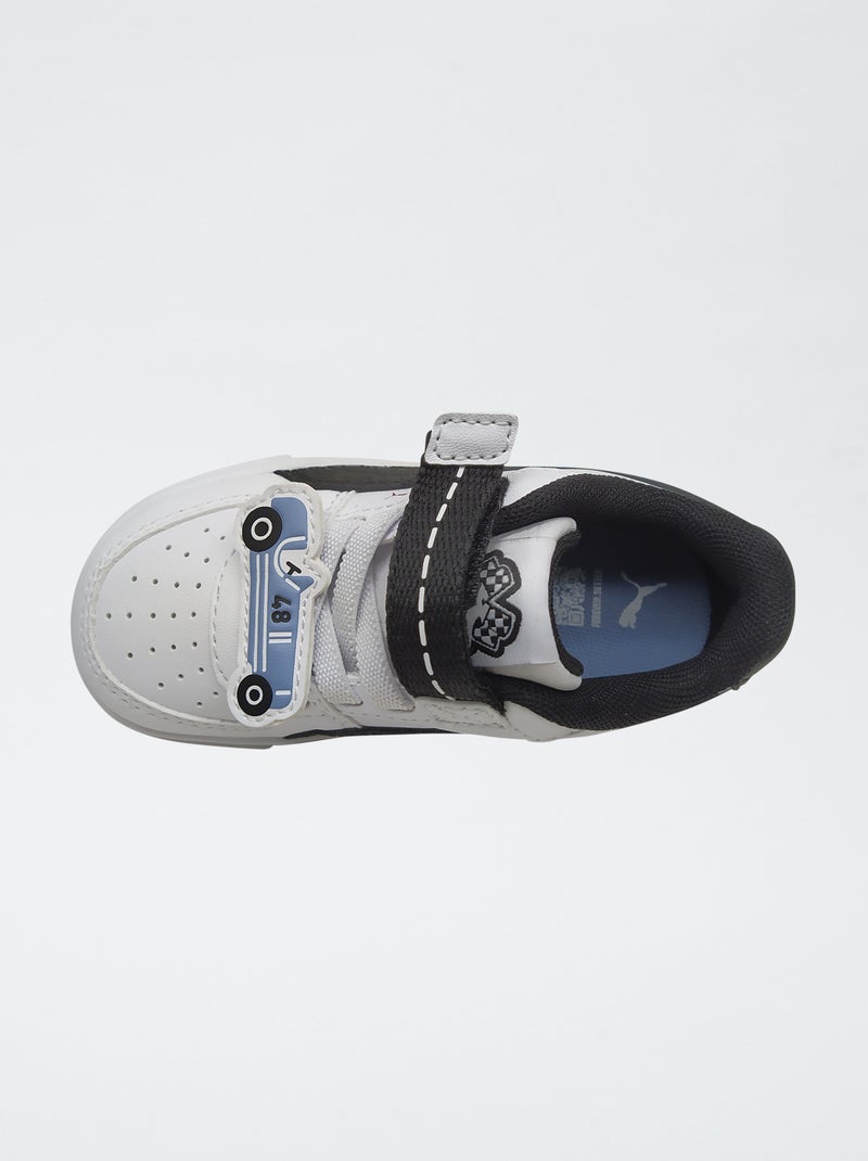 Paar 'Puma' sneakers met 'auto'-patch Wit - Kiabi