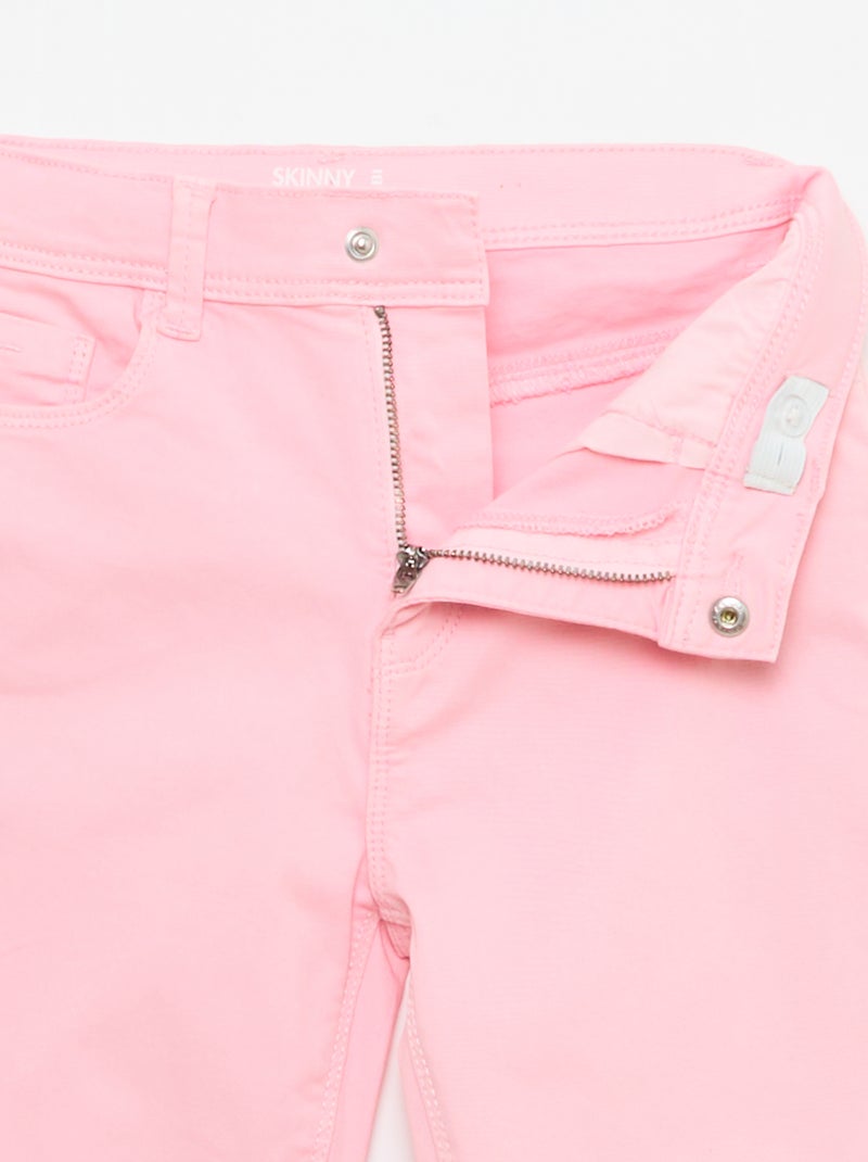 Pantalon met afgesneden randen Rose - Kiabi