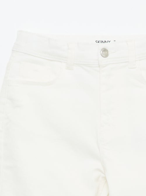 Pantalon met afgesneden randen - Kiabi