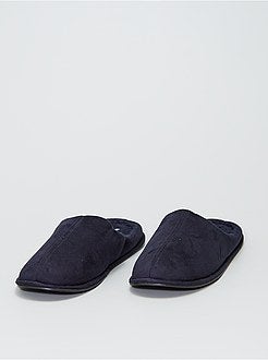 Pantoffelmuiltjes met suedine-effect - Kiabi