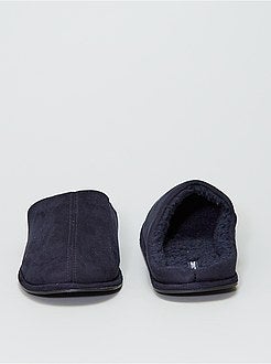 Pantoffelmuiltjes met suedine-effect - Kiabi