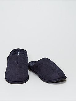 Pantoffelmuiltjes met suedine-effect - Kiabi