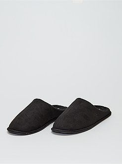 Pantoffelmuiltjes met suedine-effect - Kiabi