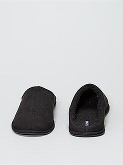 Pantoffelmuiltjes met suedine-effect - Kiabi