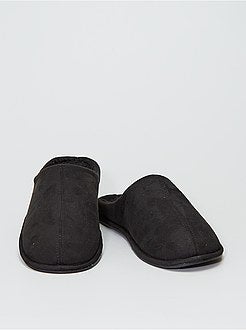 Pantoffelmuiltjes met suedine-effect - Kiabi
