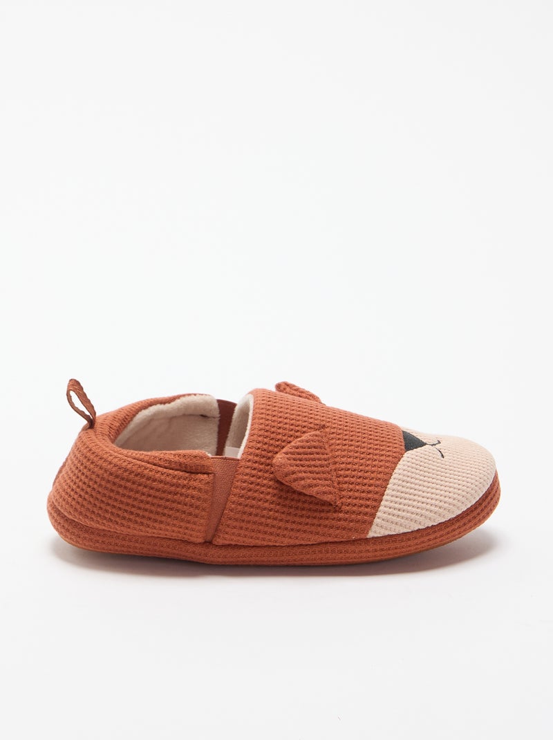 Pantoffels charentaise-model Oranje - Kiabi