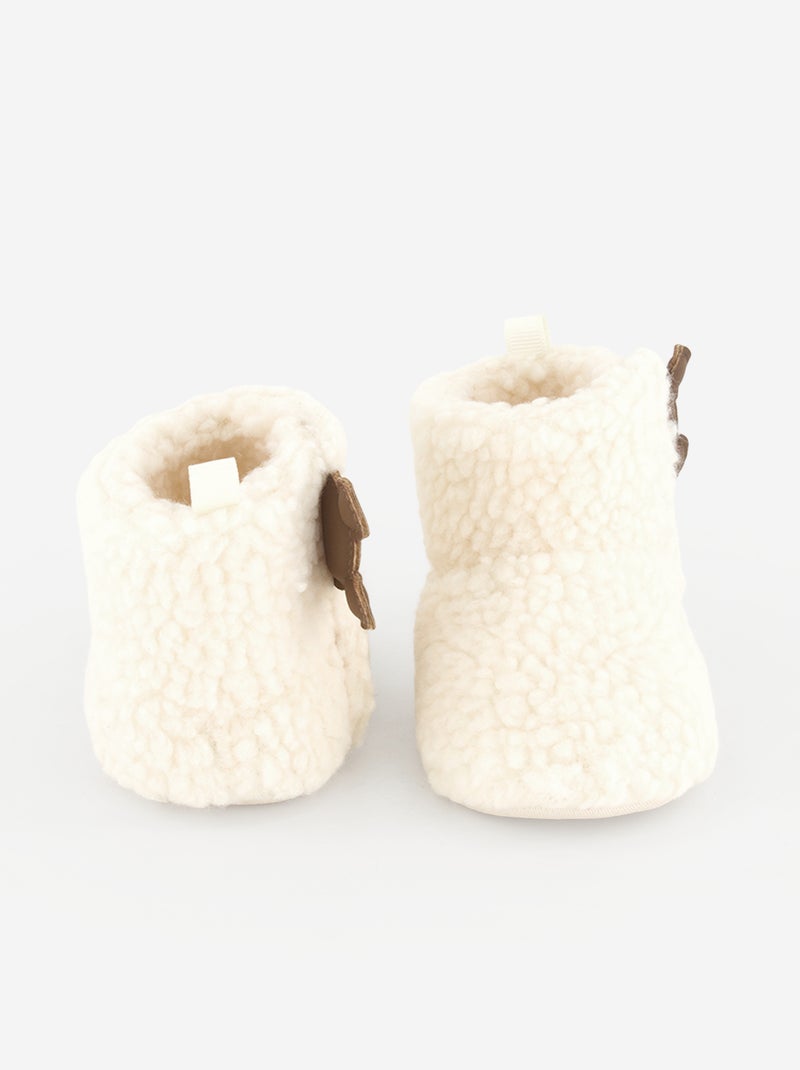 Pantoffels 'Disney' van schapenvachteffect Wit - Kiabi