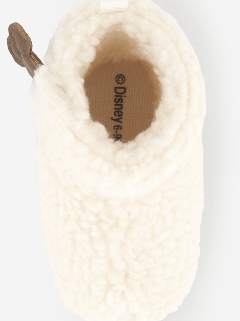 Pantoffels 'Disney' van schapenvachteffect Wit - Kiabi