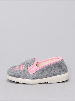 Pantoffels met hartjes - Kiabi