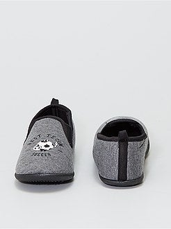 Pantoffels met voetbalprint - Kiabi