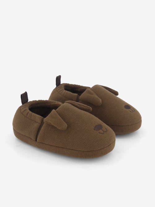 Pantoffels van gewafelde stof - Kiabi