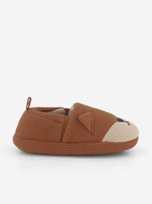 Pantoffels van gewafelde stof - Kiabi
