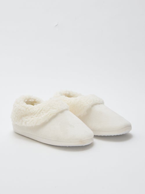 Pantoffels van suèdine - Kiabi