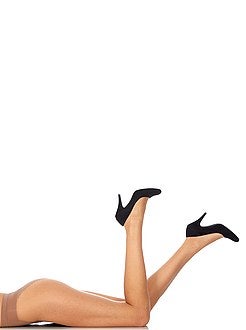 Panty van 'Dim' met zonnige tint en platte buik - Kiabi