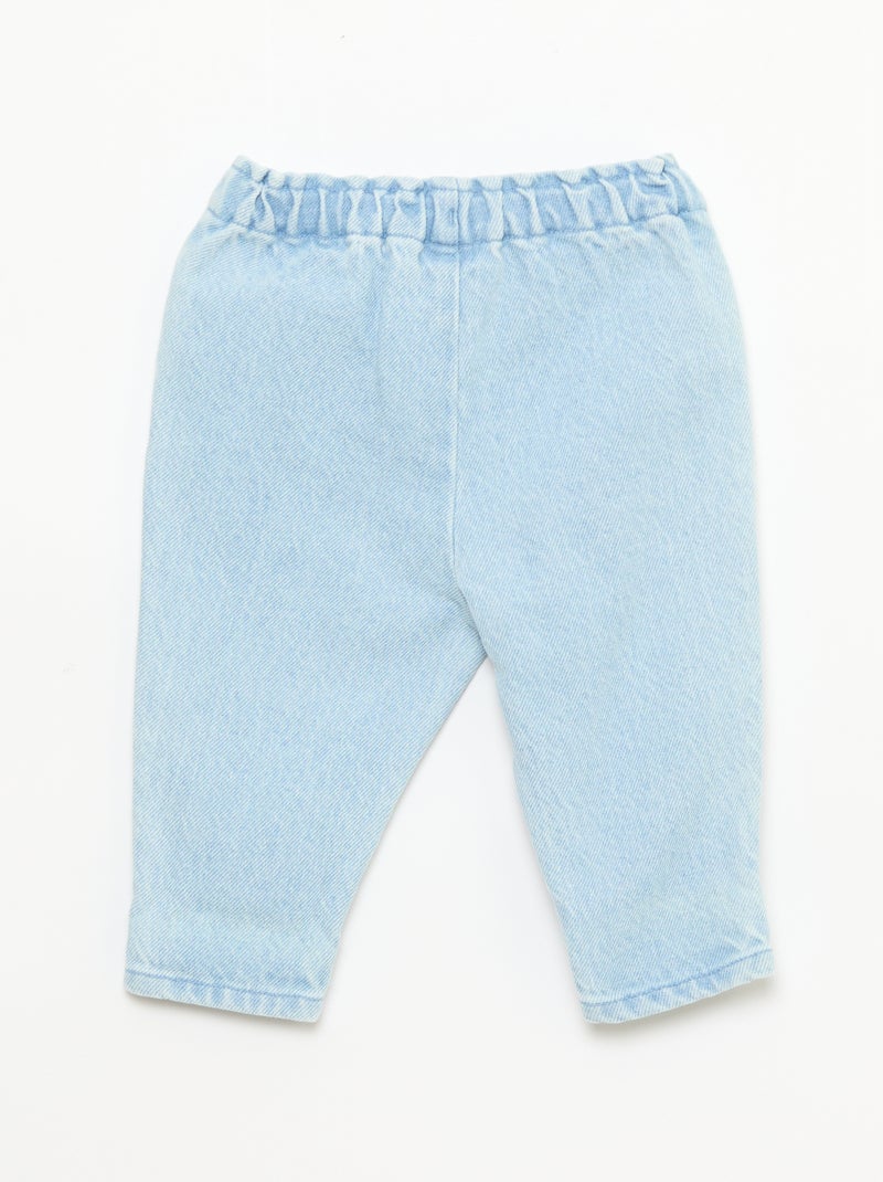Paperbag jeans 'Disney' Blauw - Kiabi