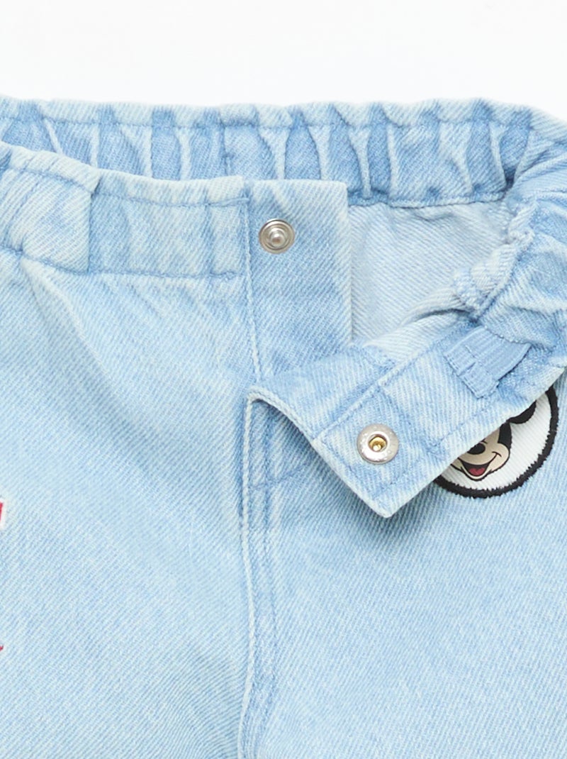 Paperbag jeans 'Disney' Blauw - Kiabi