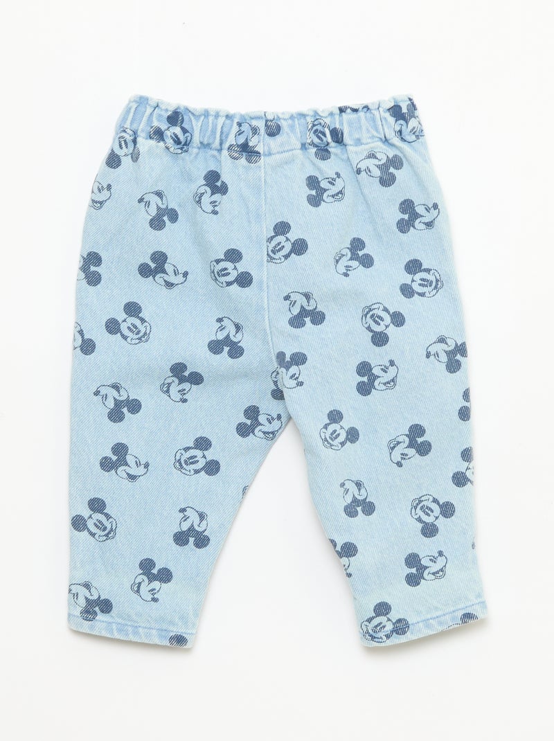 Paperbag jeans 'Disney' Blauw - Kiabi