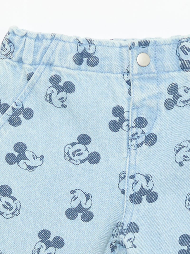 Paperbag jeans 'Disney' Blauw - Kiabi