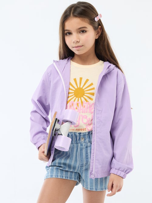 Paperbag jeansshort - Kiabi