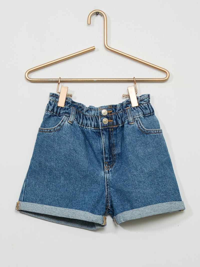 Paperbag-short BLAUW - Kiabi