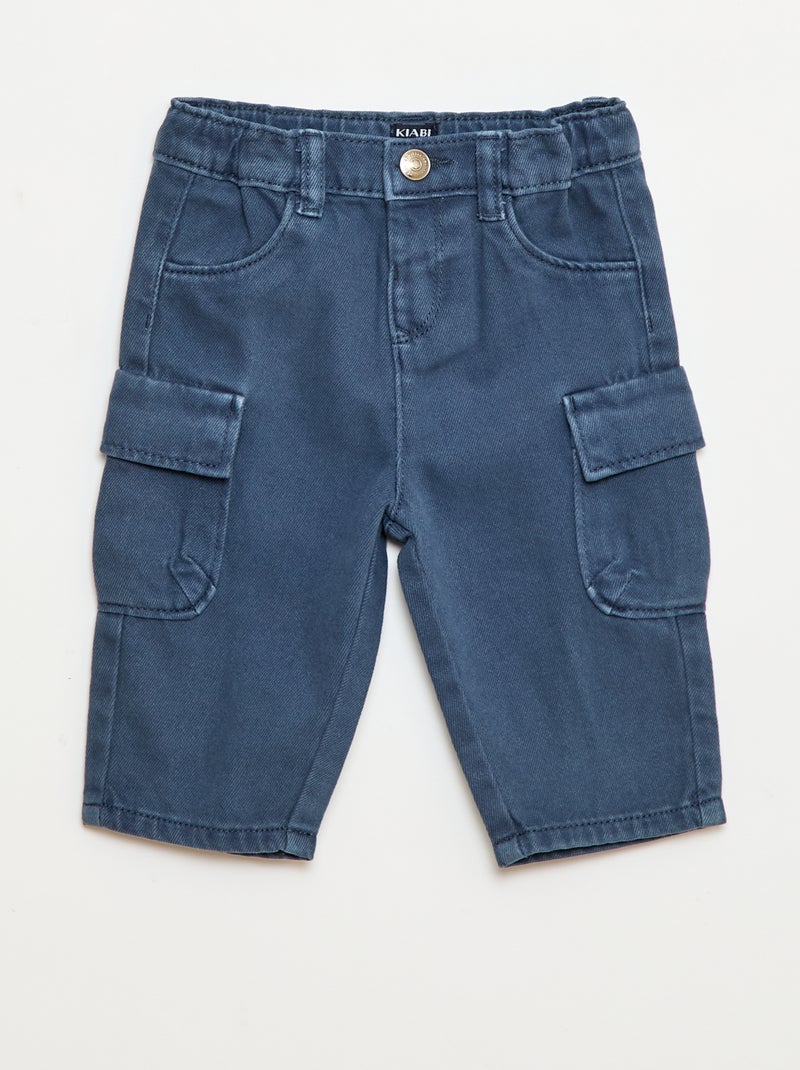 Paperbagbroek Blauw - Kiabi