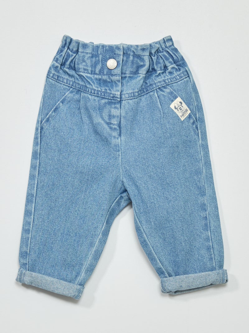 Paperbagjeans BLAUW - Kiabi