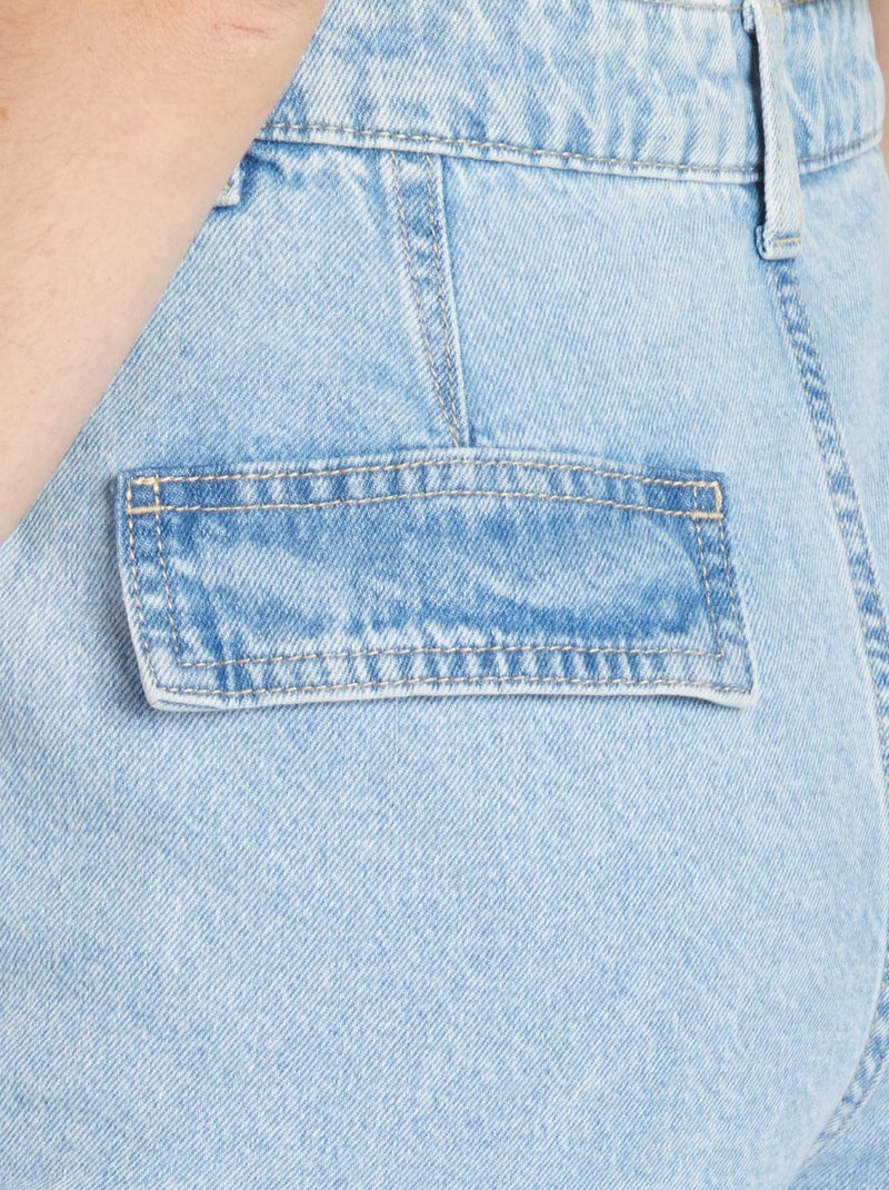 Paperbagjeans BLAUW - Kiabi
